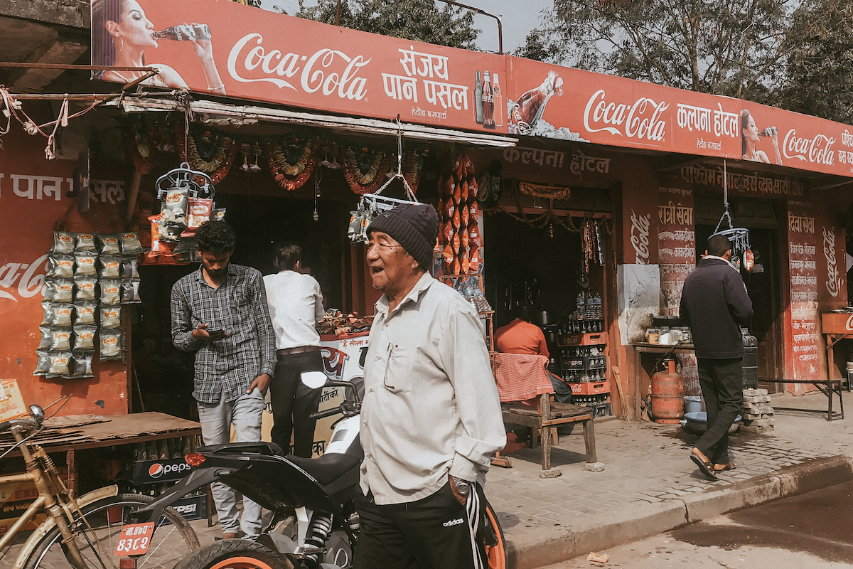 Calle en Hetauda, Nepal