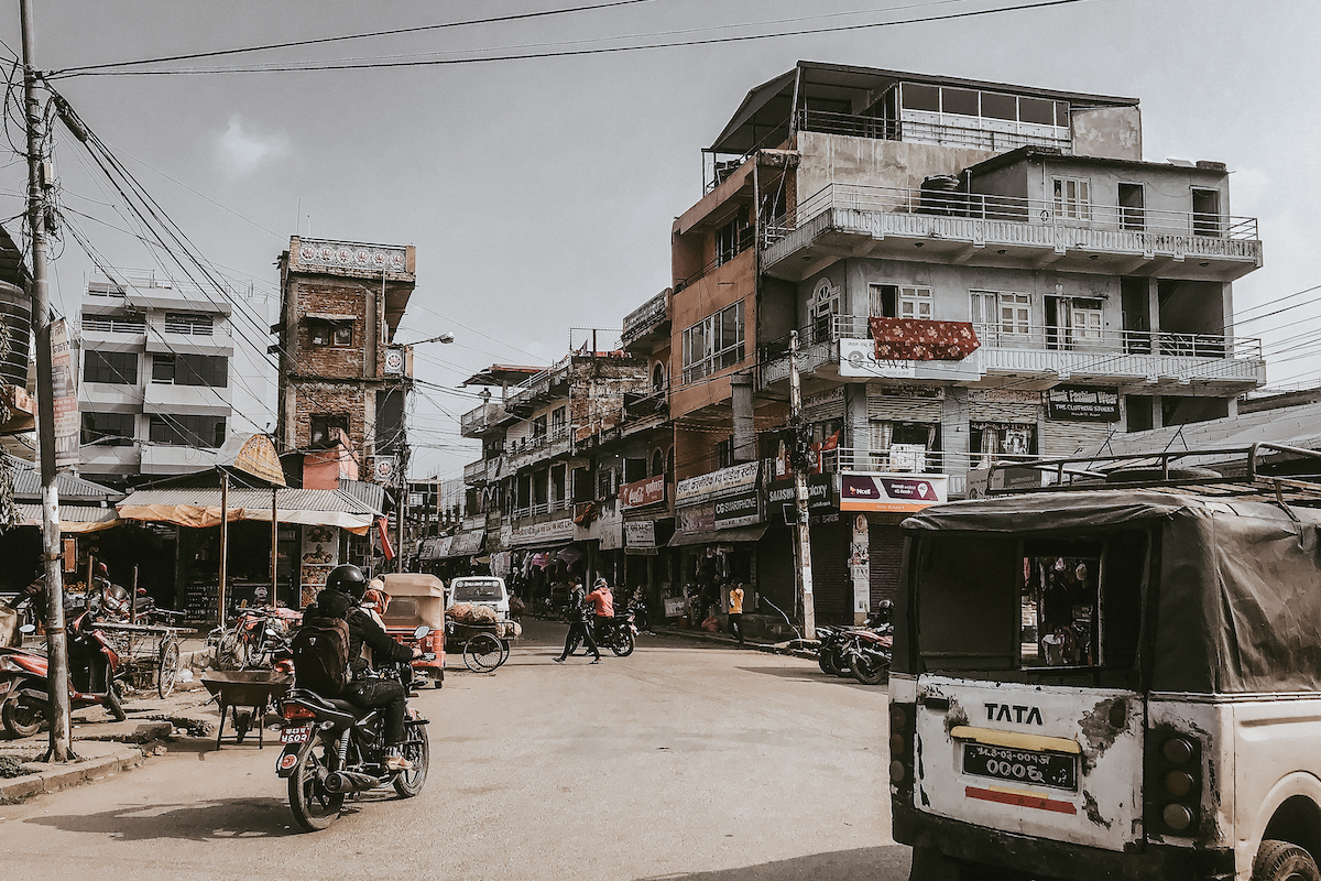 Calles de Hetauda, Nepal