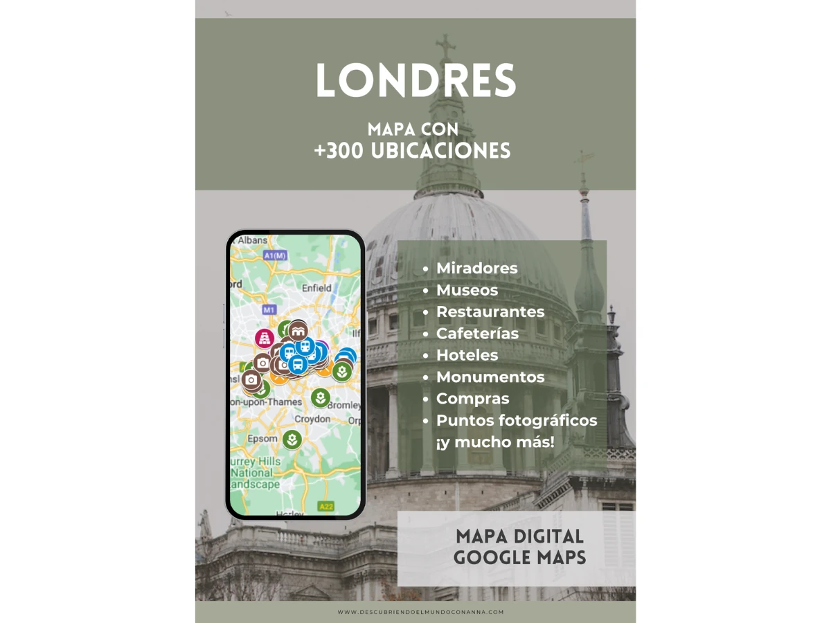 Miniatura del mapa digital de Londres