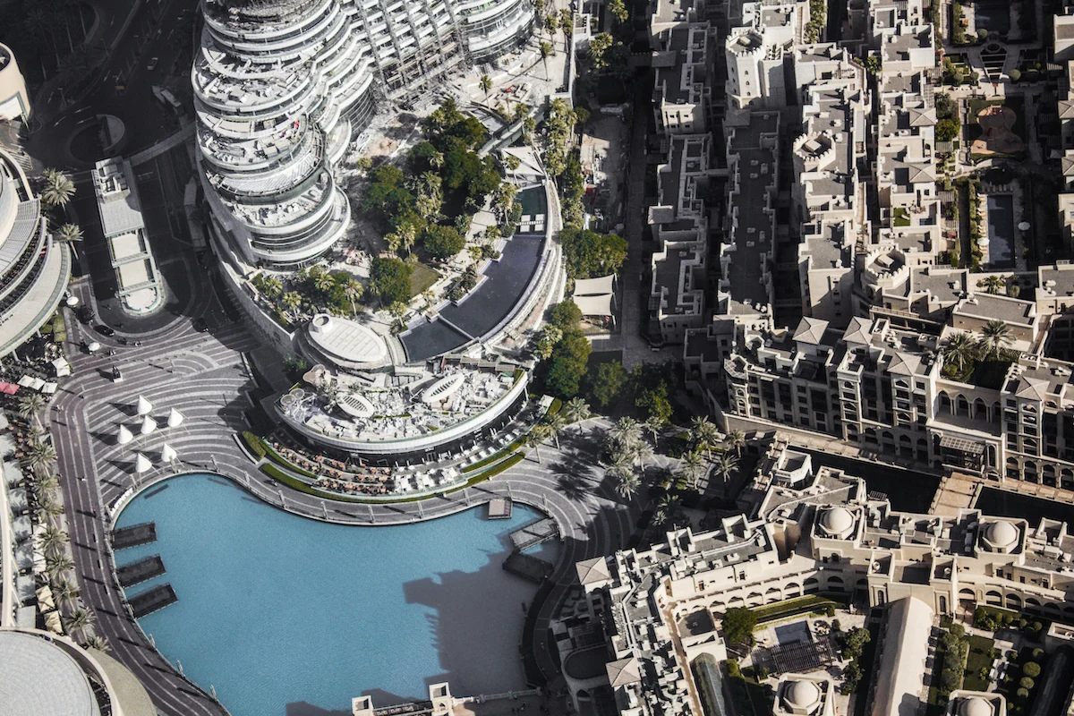 Vistas desde el mirador 124 del Burj Khalifa