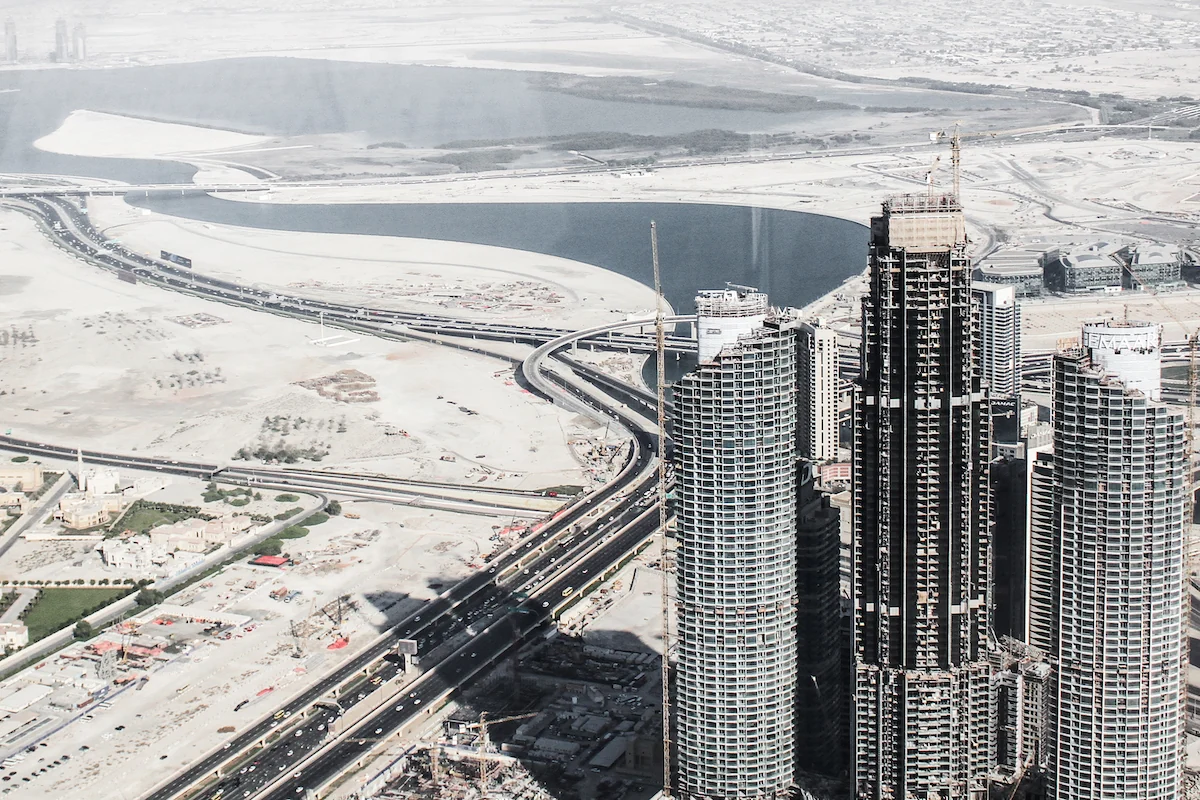 Vistas desde el Burj Khalifa, Dubái