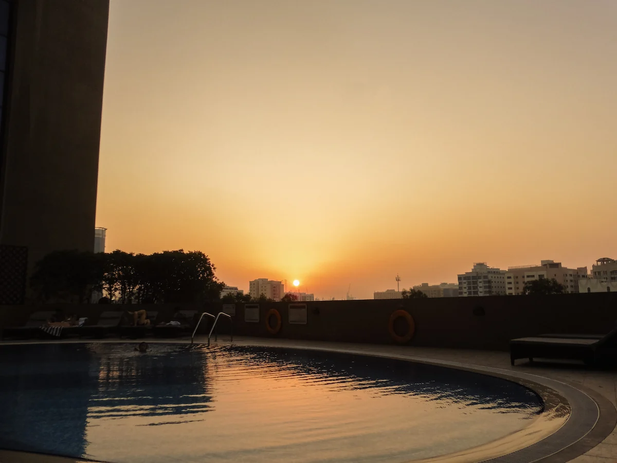 Atardecer en Dubái