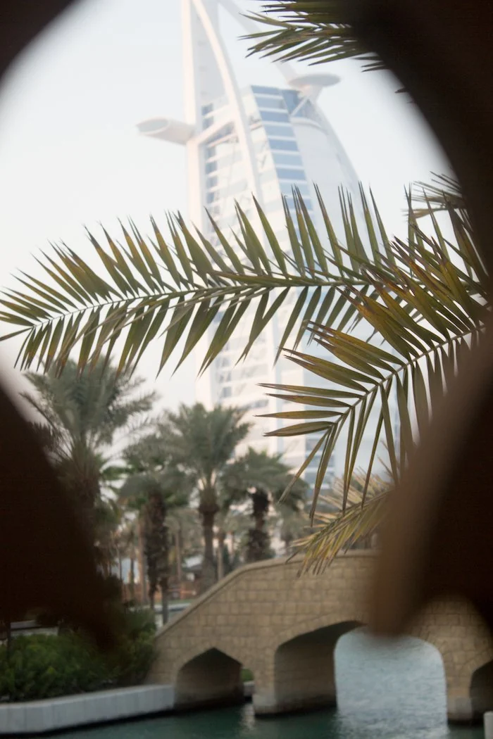 Burj Al Arab visto desde Madinat Jumeirah, Dubái