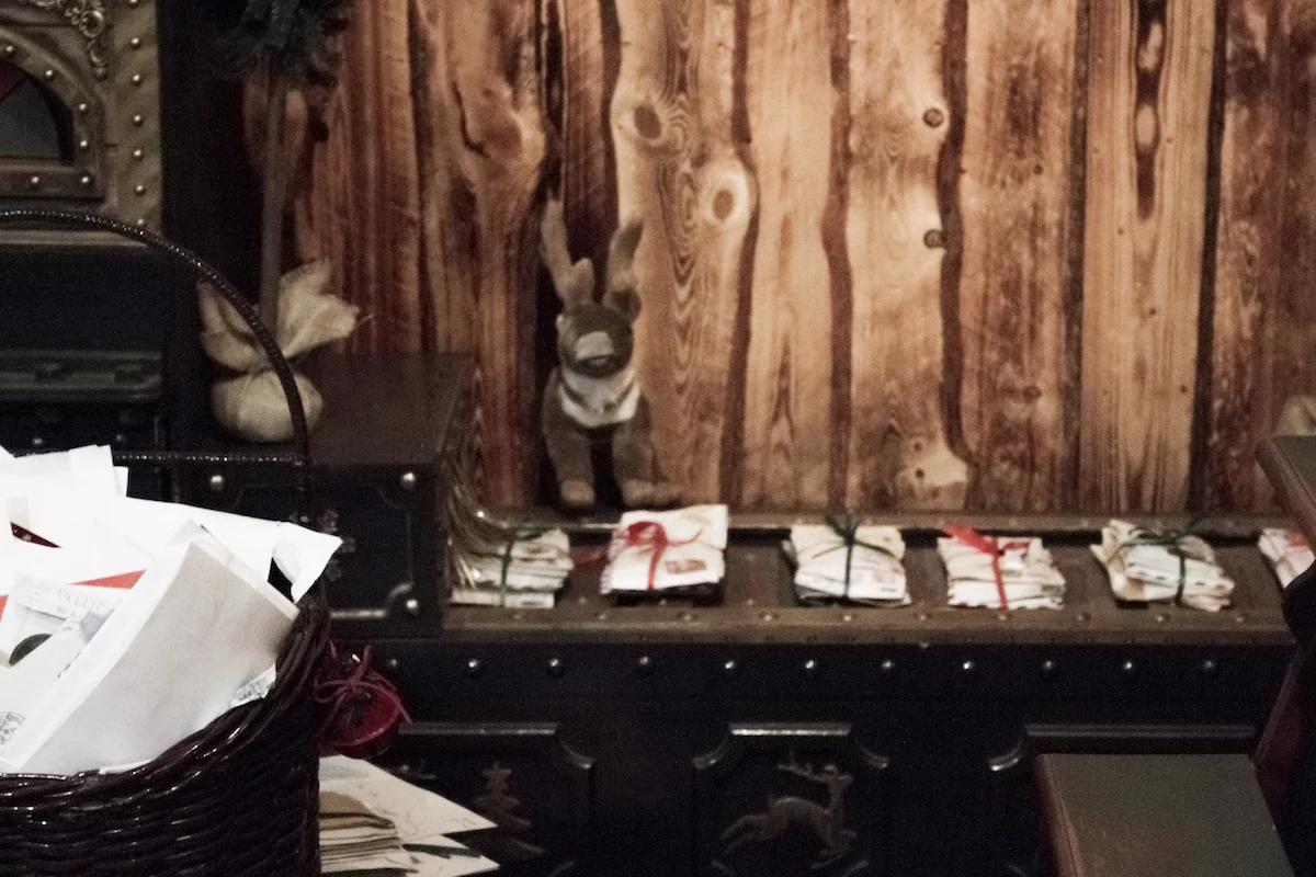 Oficina de Santa Claus en Santa Park, Rovaniemi, Finlandia