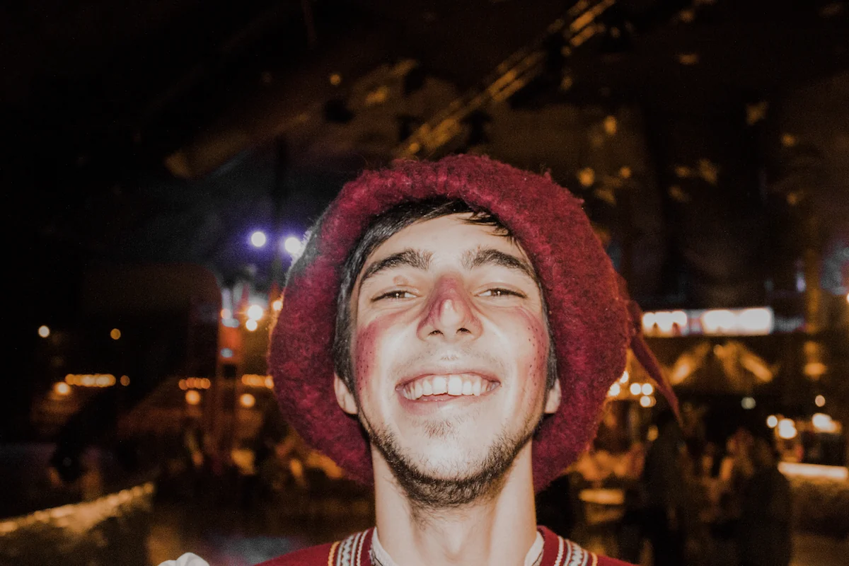 Selfo elfie en Santa Park, Finlandia
