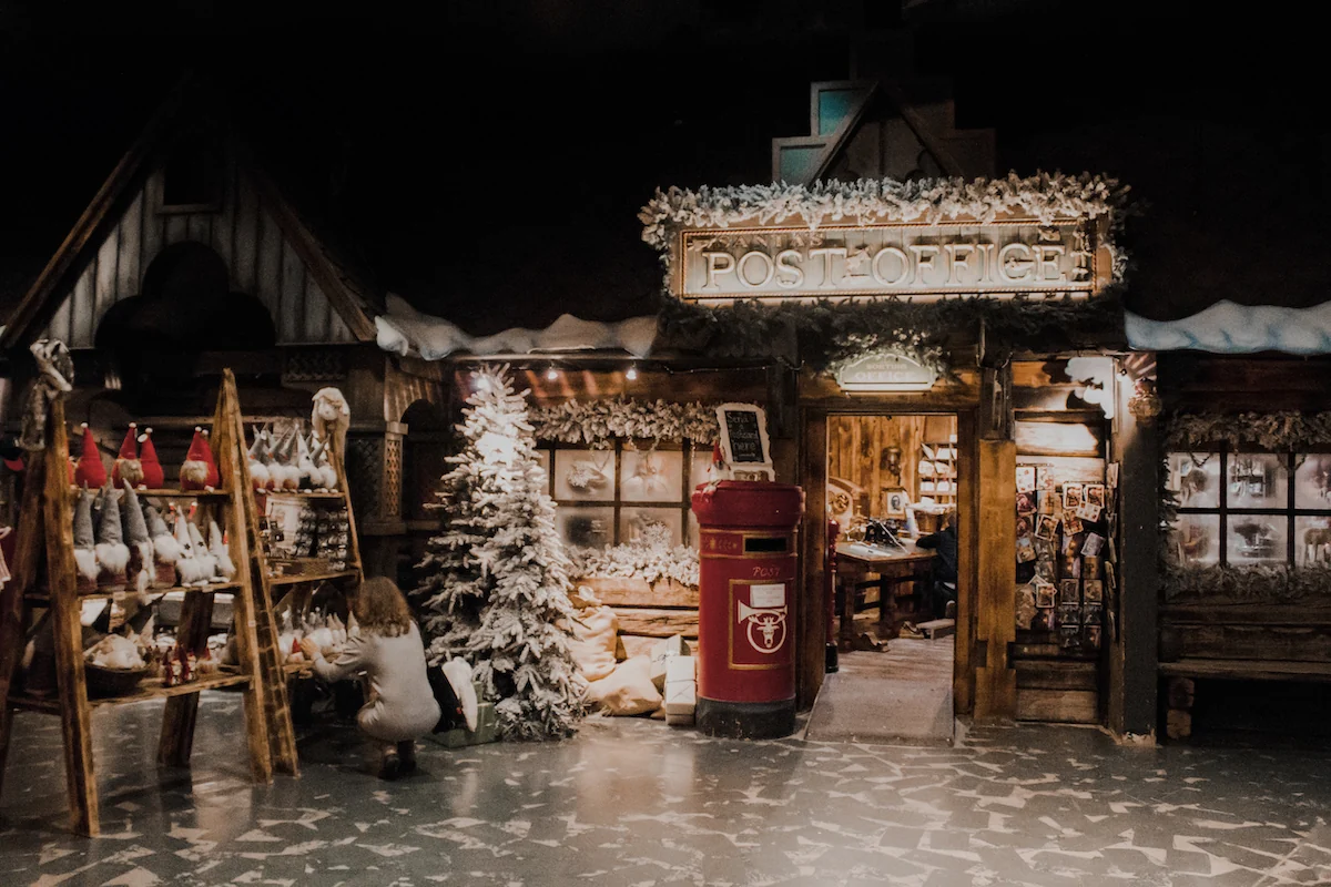 Oficina de Santa Claus en Santa Park, Rovaniemi, Finlandia