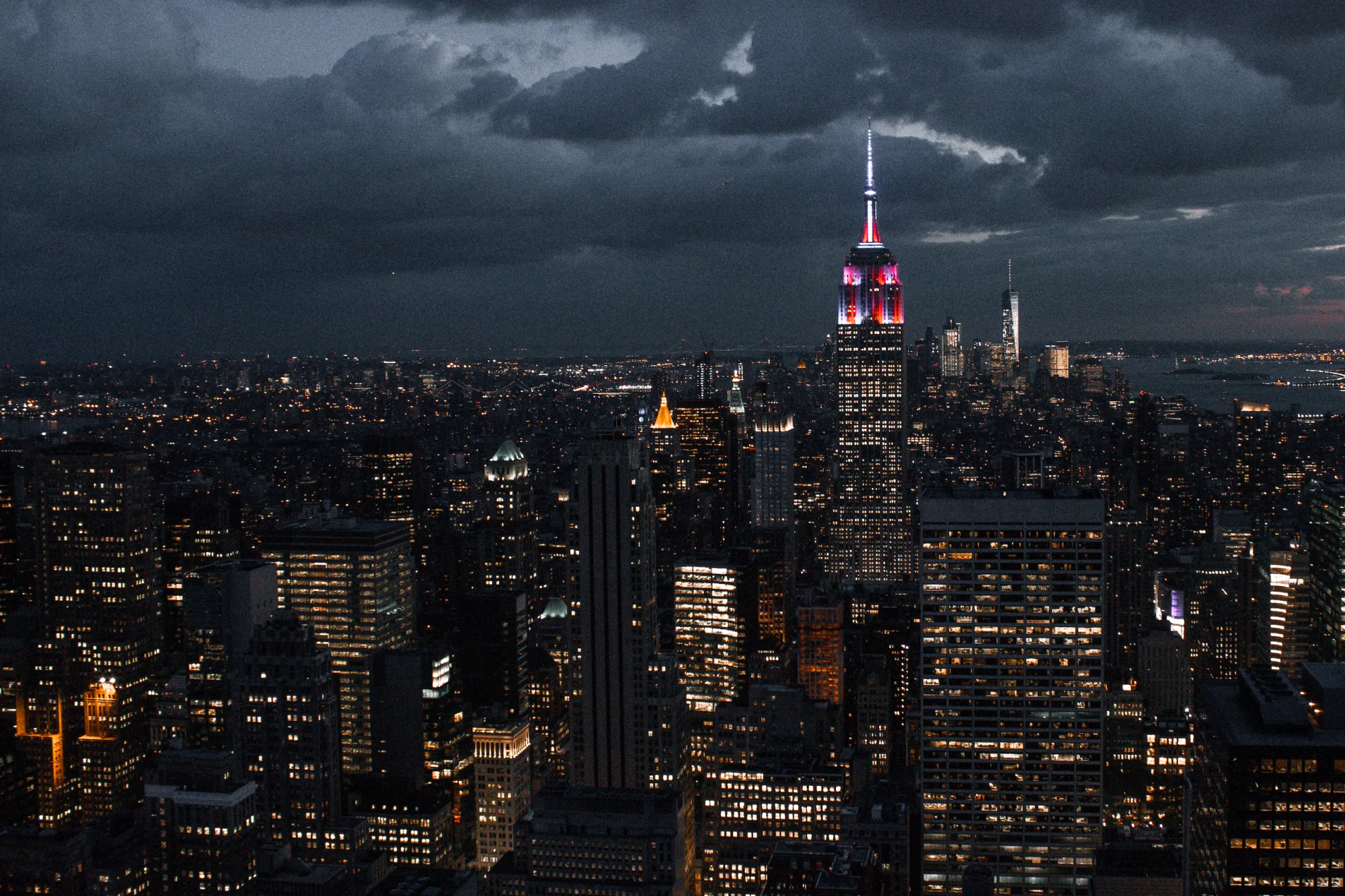 Nueva York de noche desde el mirador Top of The Rock