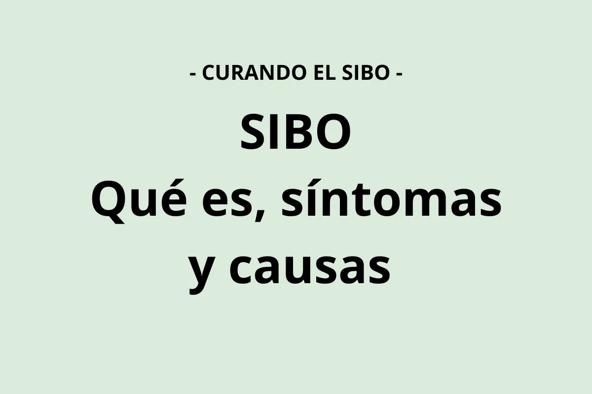 Me han diagnosticado SIBO. Qué es, síntomas y causas