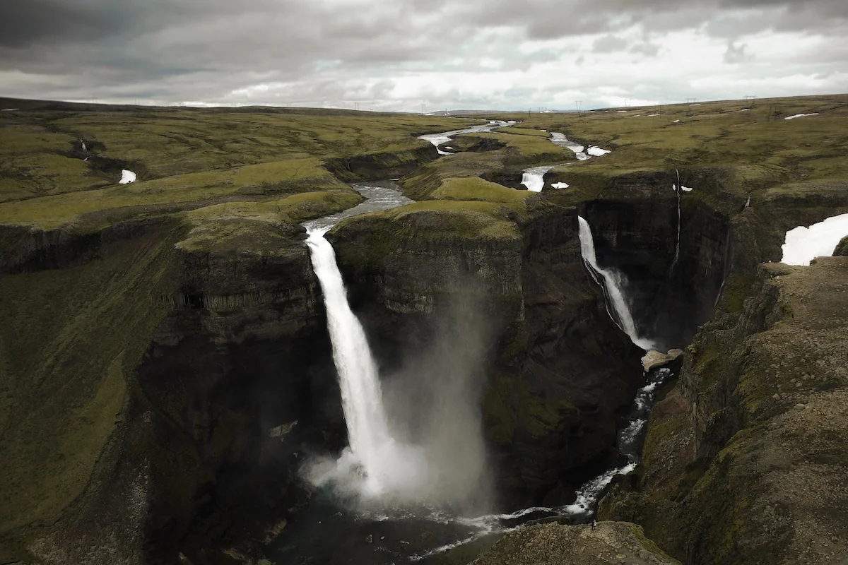 Cascada Háifos en Islandia